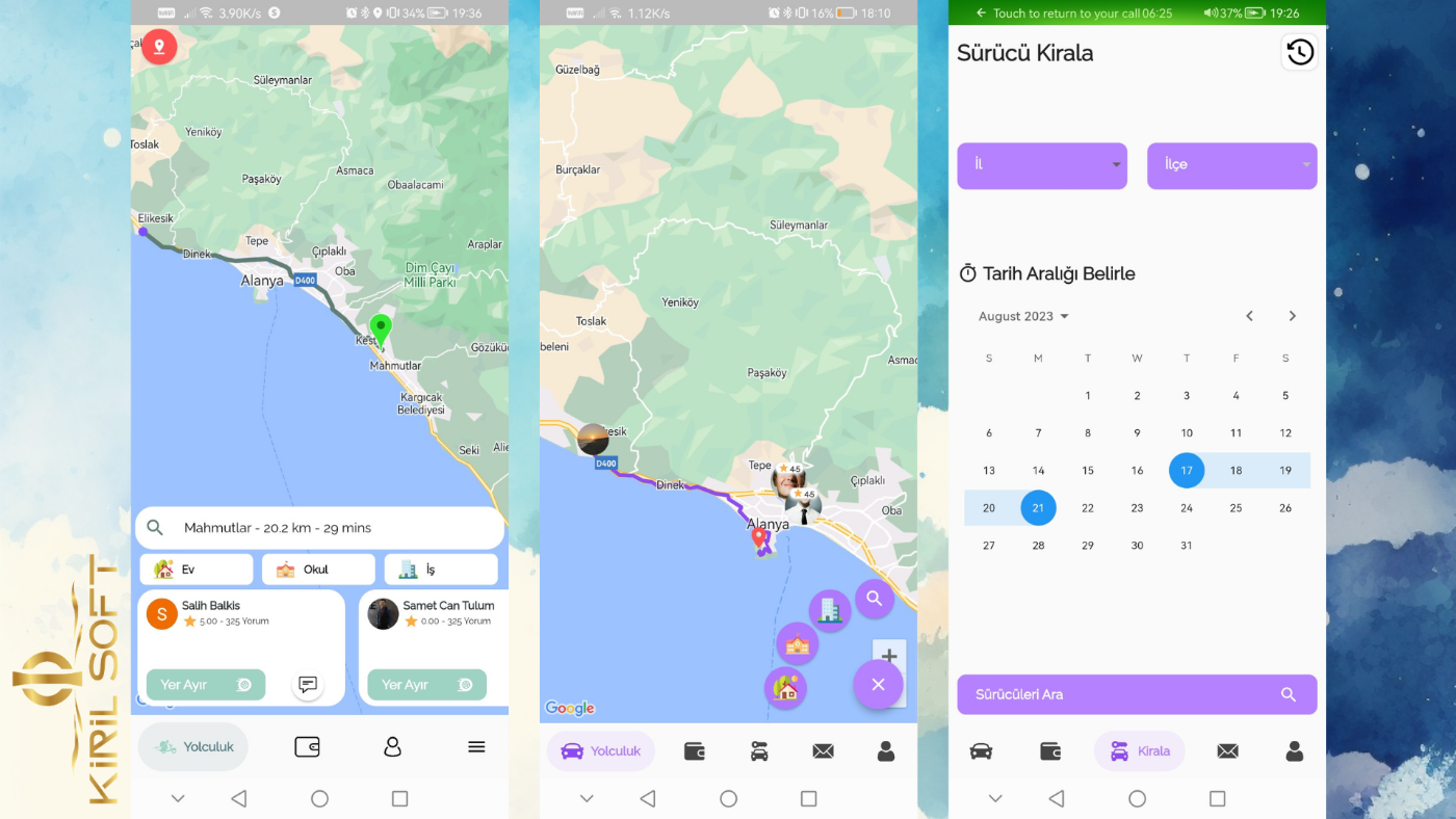 Sen Götür - Uber Kopyası Şoför Bulma Uygulaması