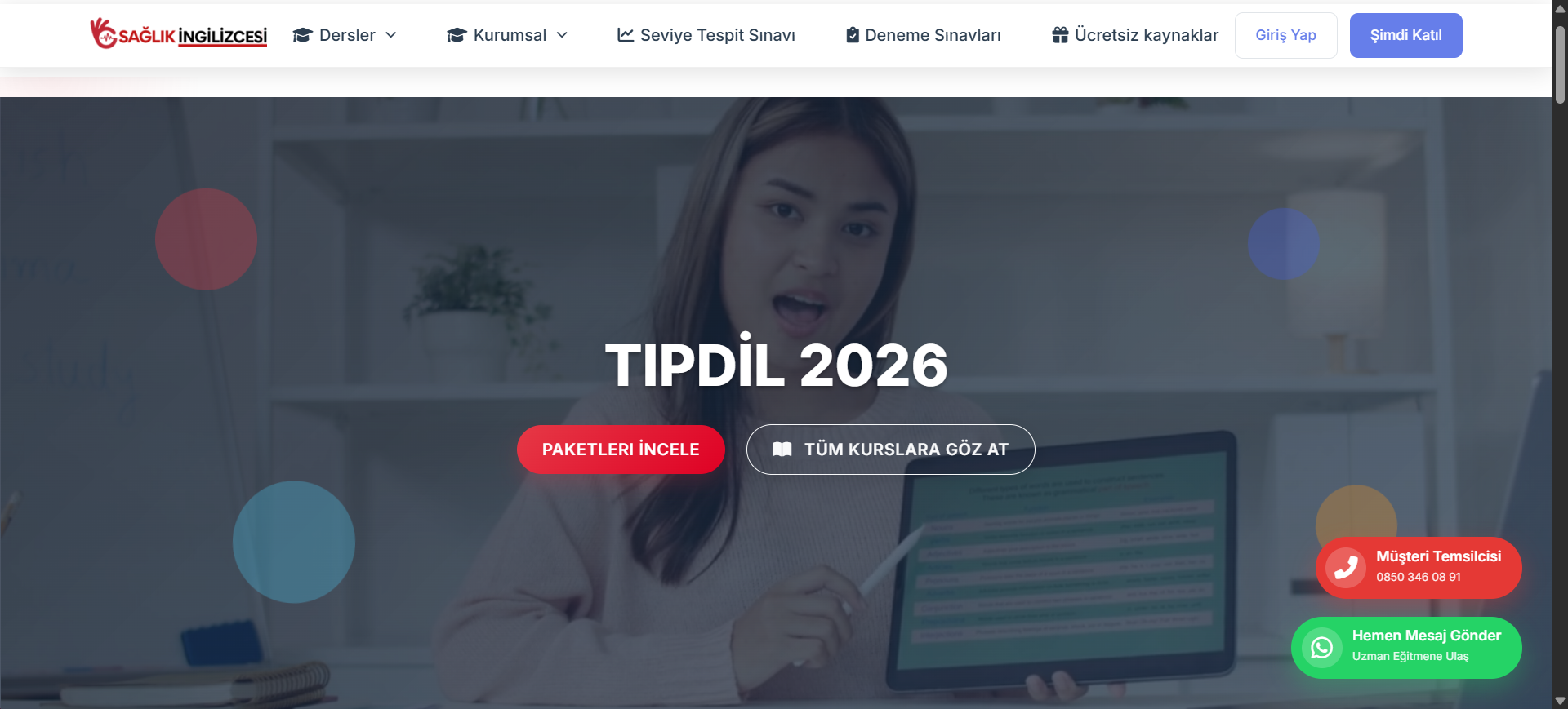 Sağlık İngilizcesi - LMS Online Eğitim Sistemi - Sağlık İngilizcesi - LMS Online Eğitim Sistemi